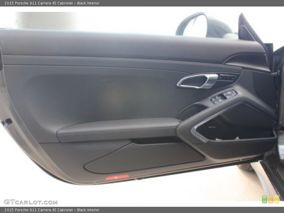 Black Interior Door Panel for the 2015 Porsche 911 Carrera 4S Cabriolet #96644621
