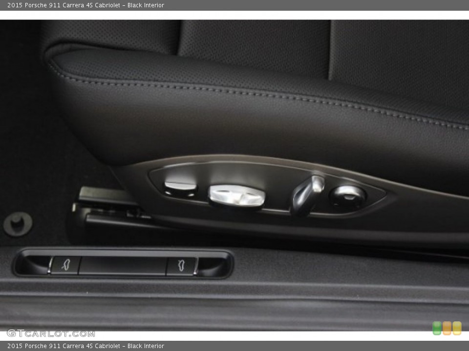 Black Interior Controls for the 2015 Porsche 911 Carrera 4S Cabriolet #96644642