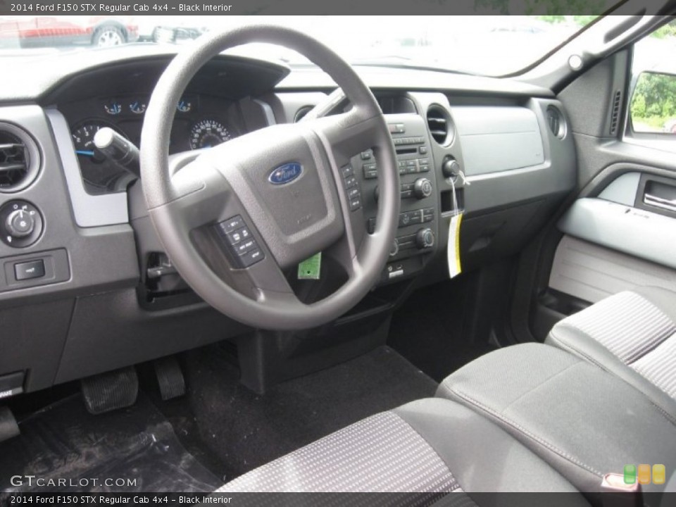 Black Interior Prime Interior for the 2014 Ford F150 STX Regular Cab 4x4 #96646385