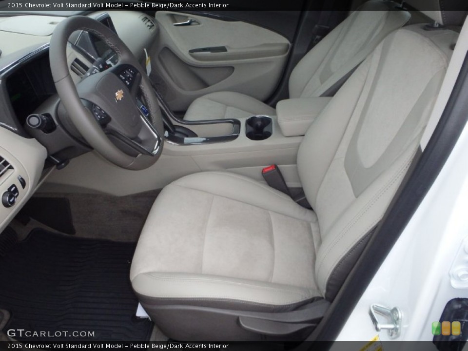 Pebble Beige/Dark Accents Interior Photo for the 2015 Chevrolet Volt  #96646609