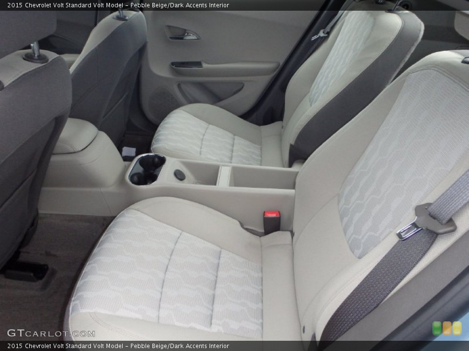 Pebble Beige/Dark Accents 2015 Chevrolet Volt Interiors