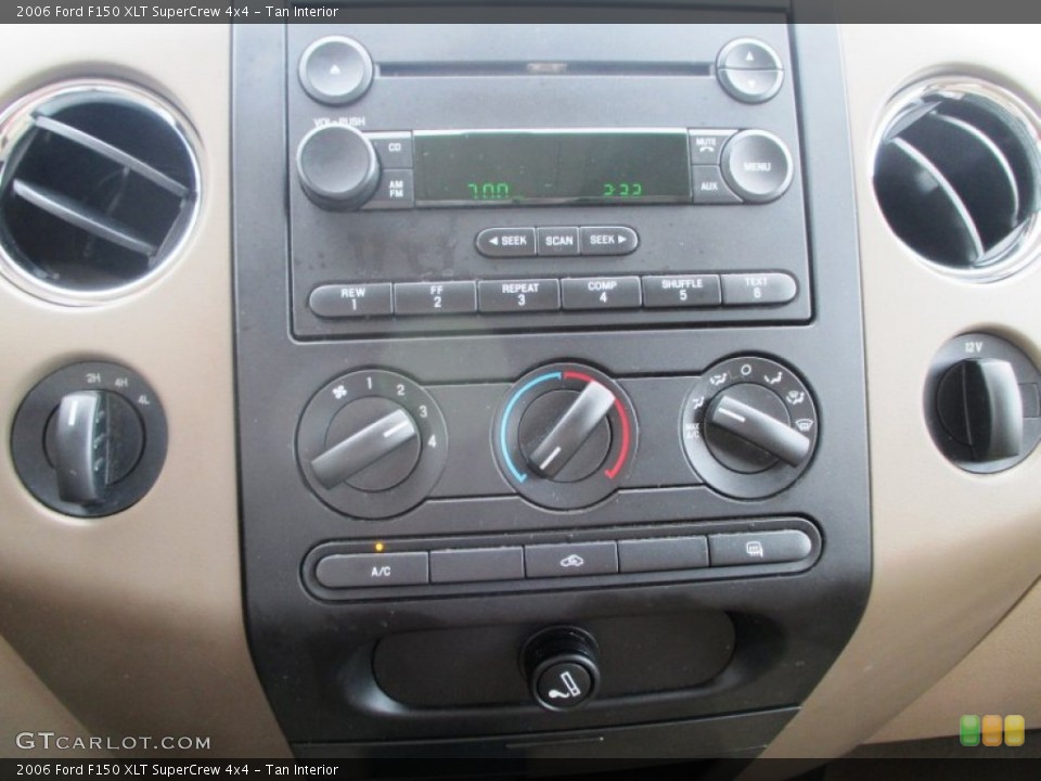 Tan Interior Controls for the 2006 Ford F150 XLT SuperCrew 4x4 #96658748