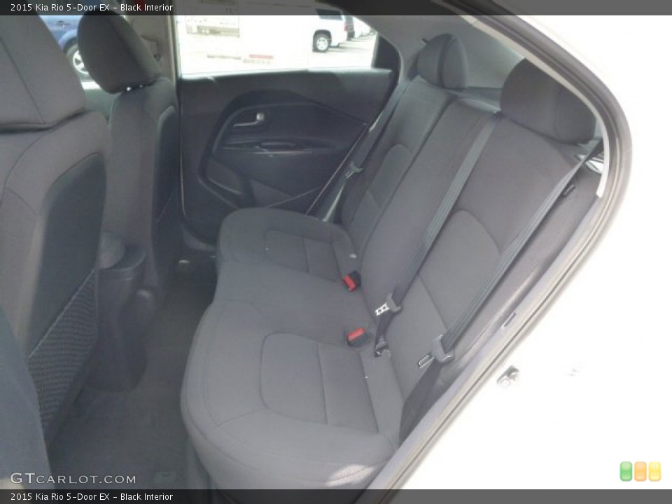 Black Interior Rear Seat for the 2015 Kia Rio 5-Door EX #96669234