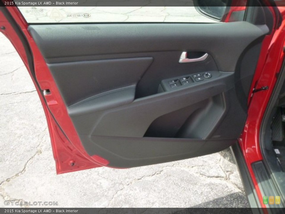 Black Interior Door Panel for the 2015 Kia Sportage LX AWD #96669701