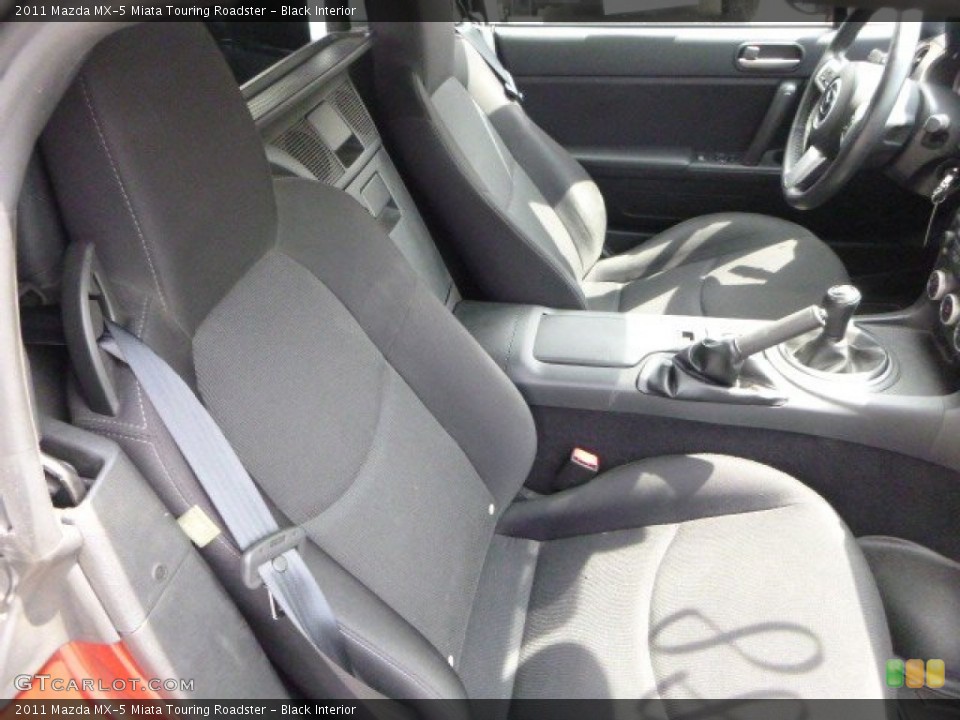 Black Interior Front Seat for the 2011 Mazda MX-5 Miata Touring Roadster #96676055