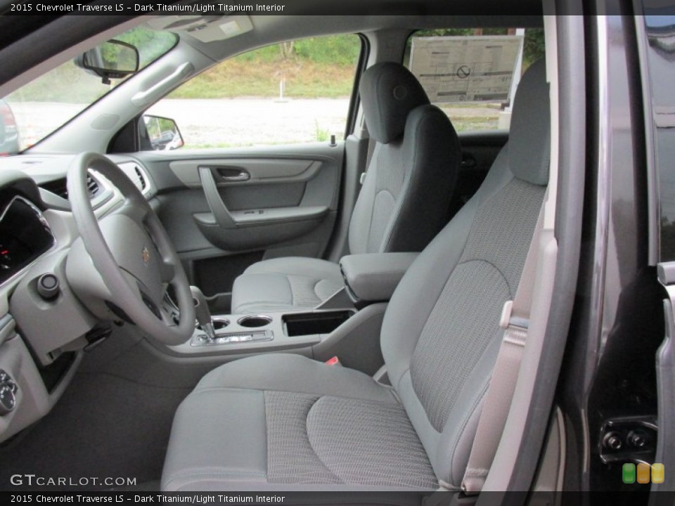 Dark Titanium/Light Titanium Interior Front Seat for the 2015 Chevrolet Traverse LS #96681727