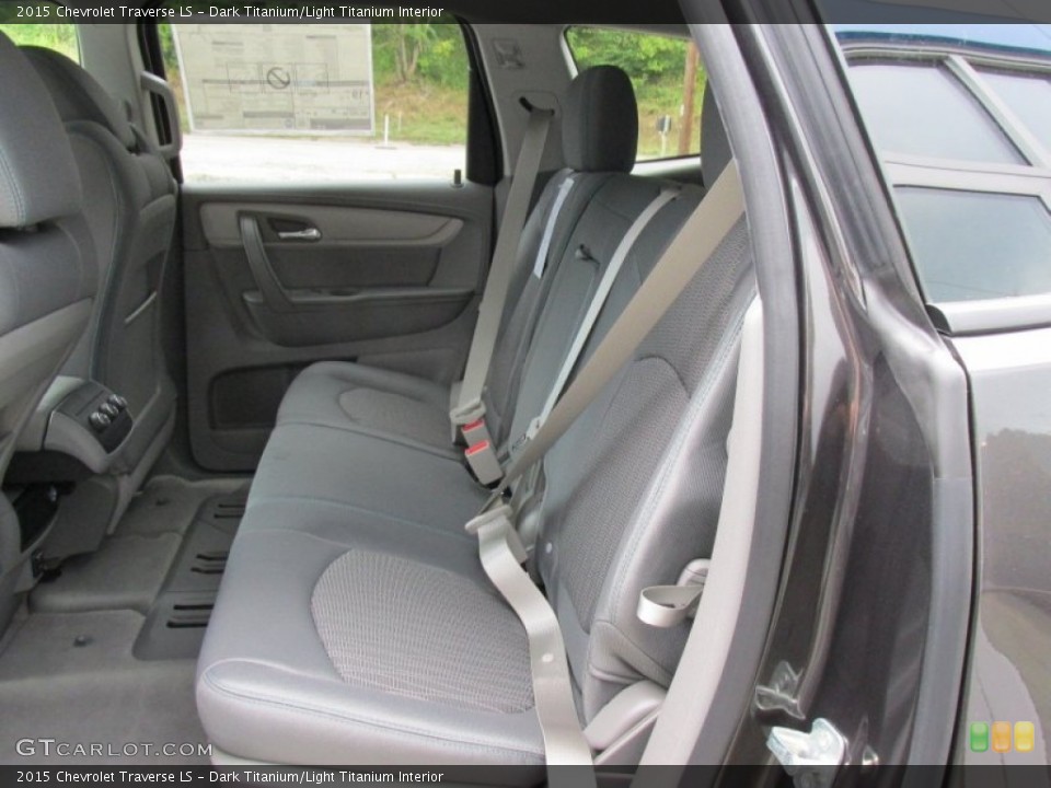 Dark Titanium/Light Titanium Interior Rear Seat for the 2015 Chevrolet Traverse LS #96681754