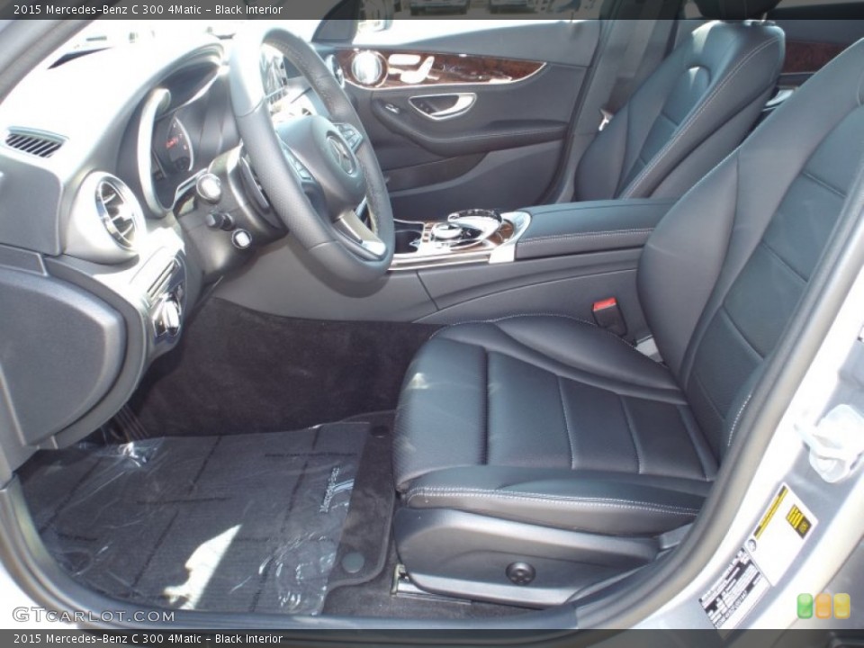 Black Interior Photo for the 2015 Mercedes-Benz C 300 4Matic #96692608