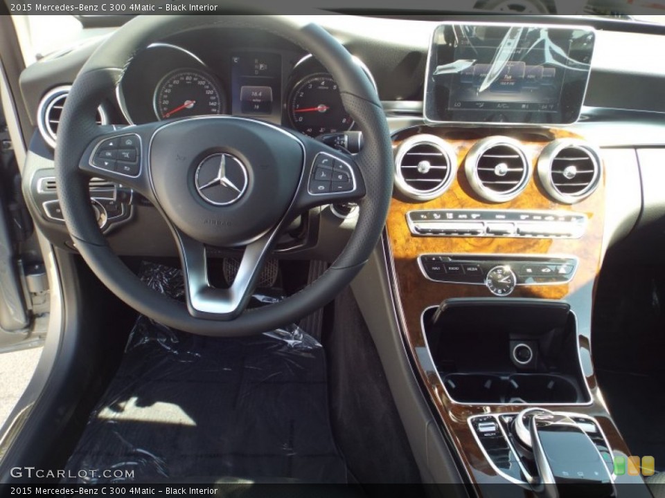 Black Interior Dashboard for the 2015 Mercedes-Benz C 300 4Matic #96692653