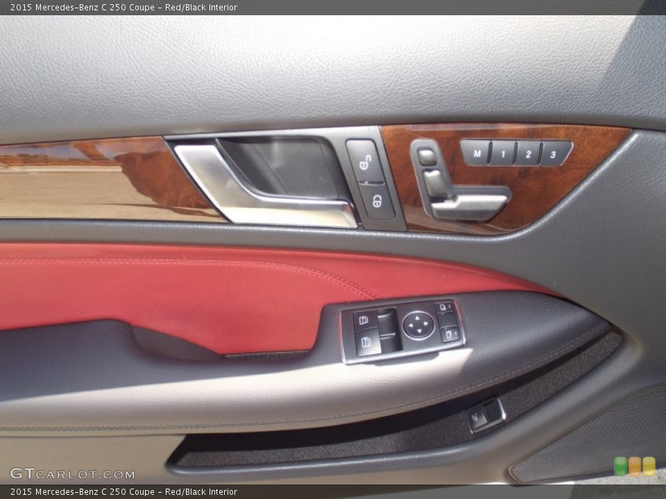 Red/Black Interior Door Panel for the 2015 Mercedes-Benz C 250 Coupe #96692830