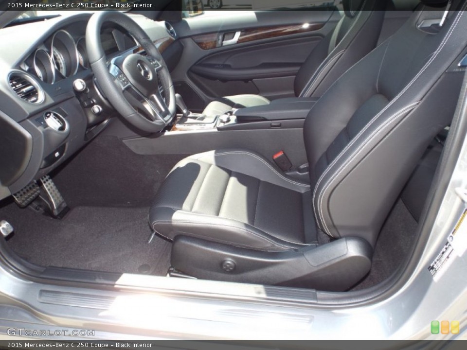 Black Interior Photo for the 2015 Mercedes-Benz C 250 Coupe #96693097