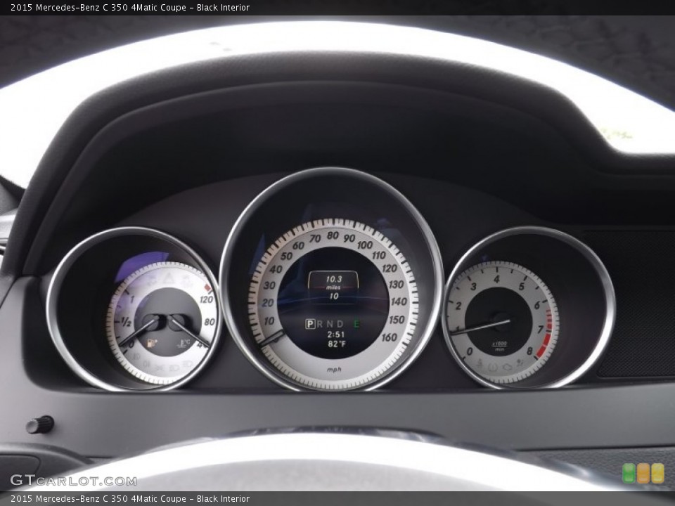 Black Interior Gauges for the 2015 Mercedes-Benz C 350 4Matic Coupe #96695170