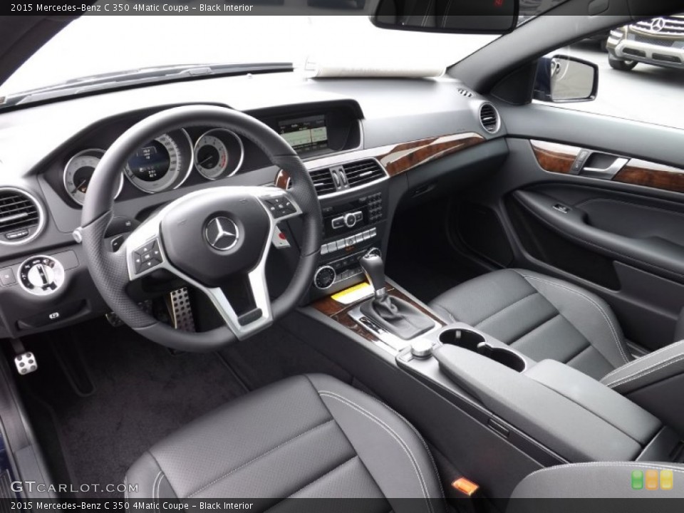 Black Interior Photo for the 2015 Mercedes-Benz C 350 4Matic Coupe #96695257