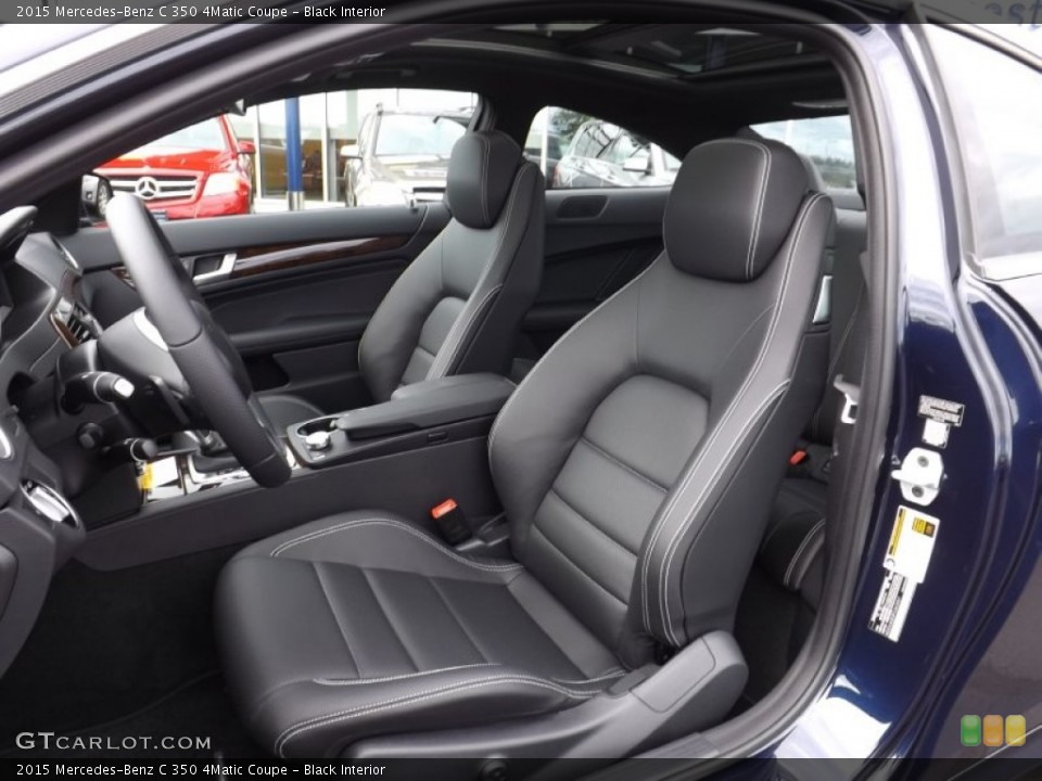 Black Interior Front Seat for the 2015 Mercedes-Benz C 350 4Matic Coupe #96695323