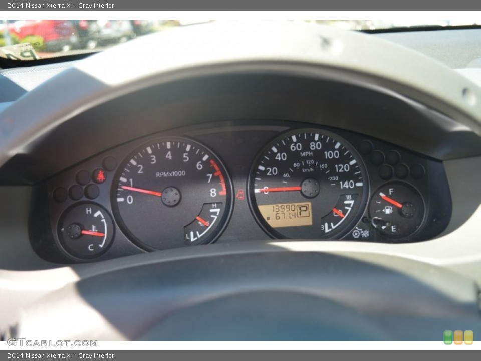 Gray Interior Gauges for the 2014 Nissan Xterra X #96696289
