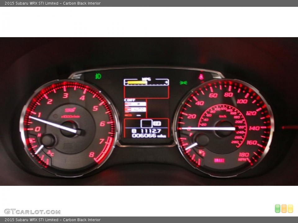 Carbon Black Interior Gauges for the 2015 Subaru WRX STI Limited #96696561