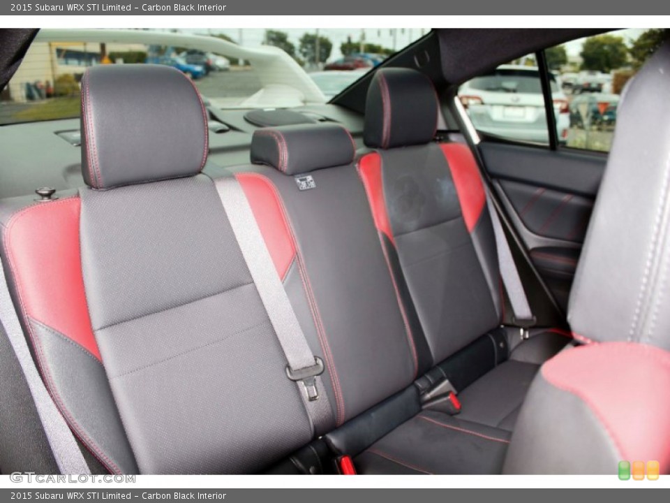 Carbon Black Interior Rear Seat for the 2015 Subaru WRX STI Limited #96696586