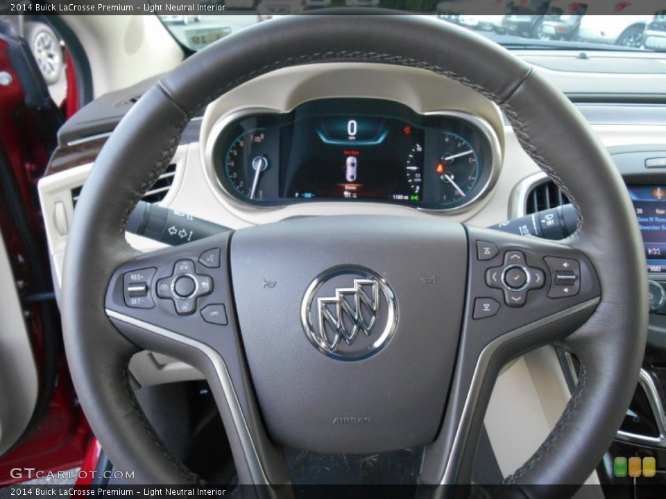 Light Neutral Interior Steering Wheel for the 2014 Buick LaCrosse Premium #96698233