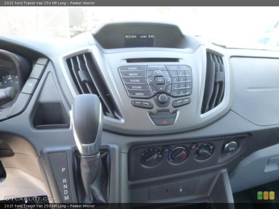 Pewter Interior Controls for the 2015 Ford Transit Van 250 HR Long #96698548