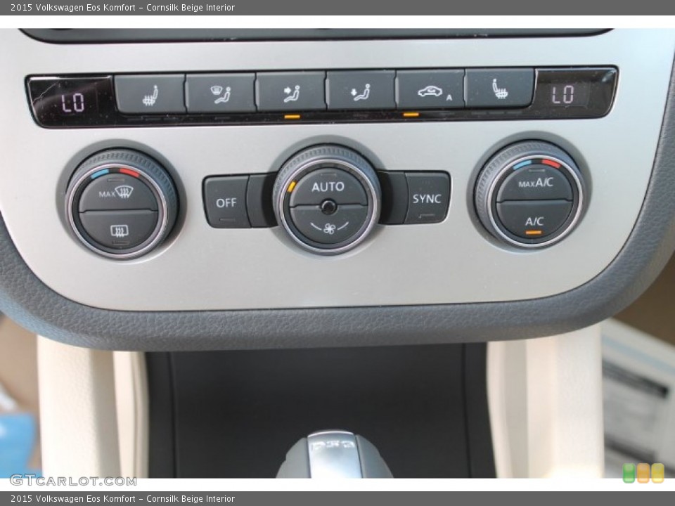 Cornsilk Beige Interior Controls for the 2015 Volkswagen Eos Komfort #96699712