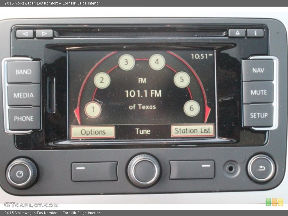 Cornsilk Beige Interior Controls for the 2015 Volkswagen Eos Komfort #96699730