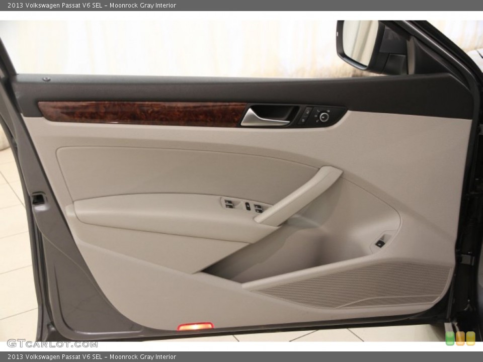 Moonrock Gray Interior Door Panel for the 2013 Volkswagen Passat V6 SEL #96701344