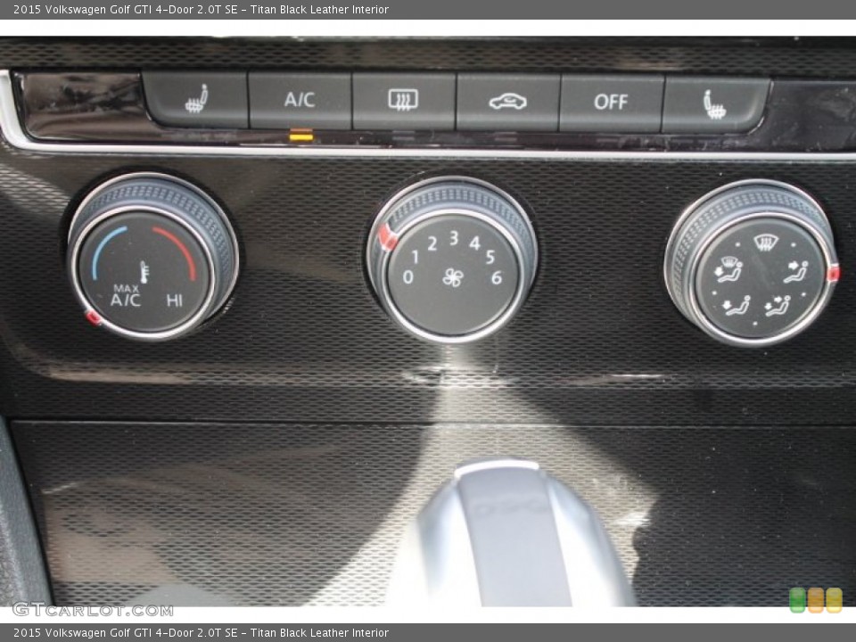 Titan Black Leather Interior Controls for the 2015 Volkswagen Golf GTI 4-Door 2.0T SE #96701353
