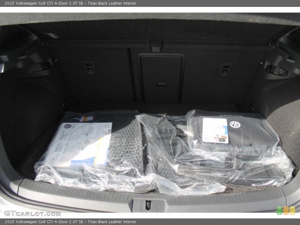 Titan Black Leather Interior Trunk for the 2015 Volkswagen Golf GTI 4-Door 2.0T SE #96701488