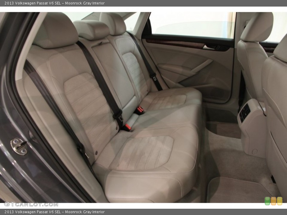 Moonrock Gray Interior Rear Seat for the 2013 Volkswagen Passat V6 SEL #96701620