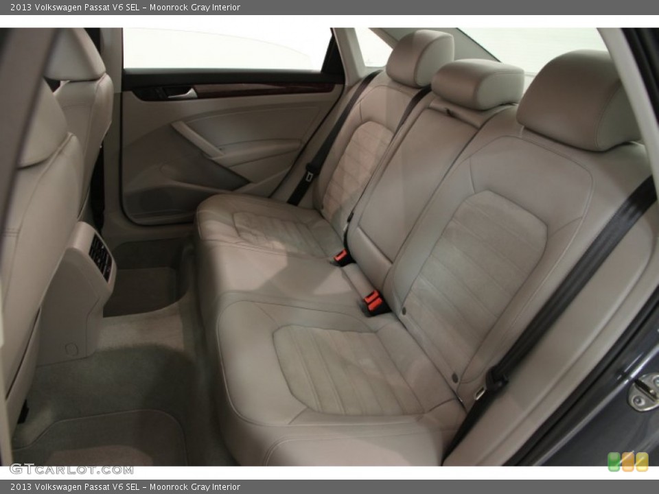 Moonrock Gray Interior Rear Seat for the 2013 Volkswagen Passat V6 SEL #96701644