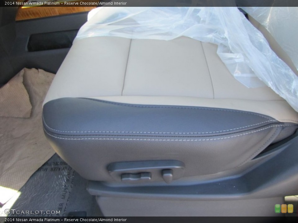 Reserve Chocolate/Almond Interior Front Seat for the 2014 Nissan Armada Platinum #96703960