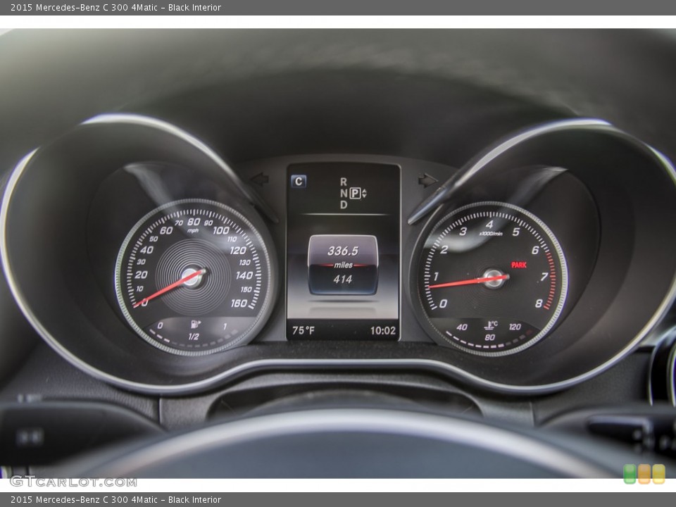 Black Interior Gauges for the 2015 Mercedes-Benz C 300 4Matic #96704950