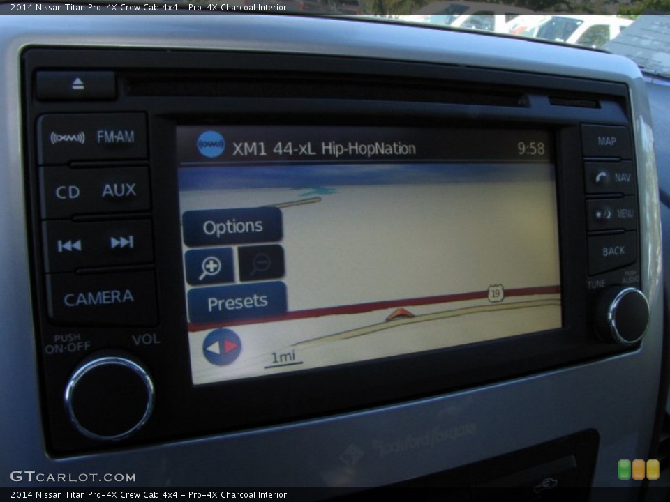 Pro-4X Charcoal Interior Navigation for the 2014 Nissan Titan Pro-4X Crew Cab 4x4 #96705325