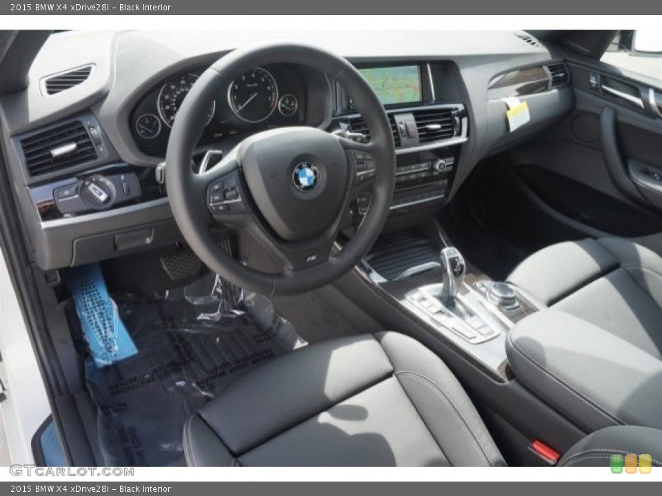 Black 2015 BMW X4 Interiors