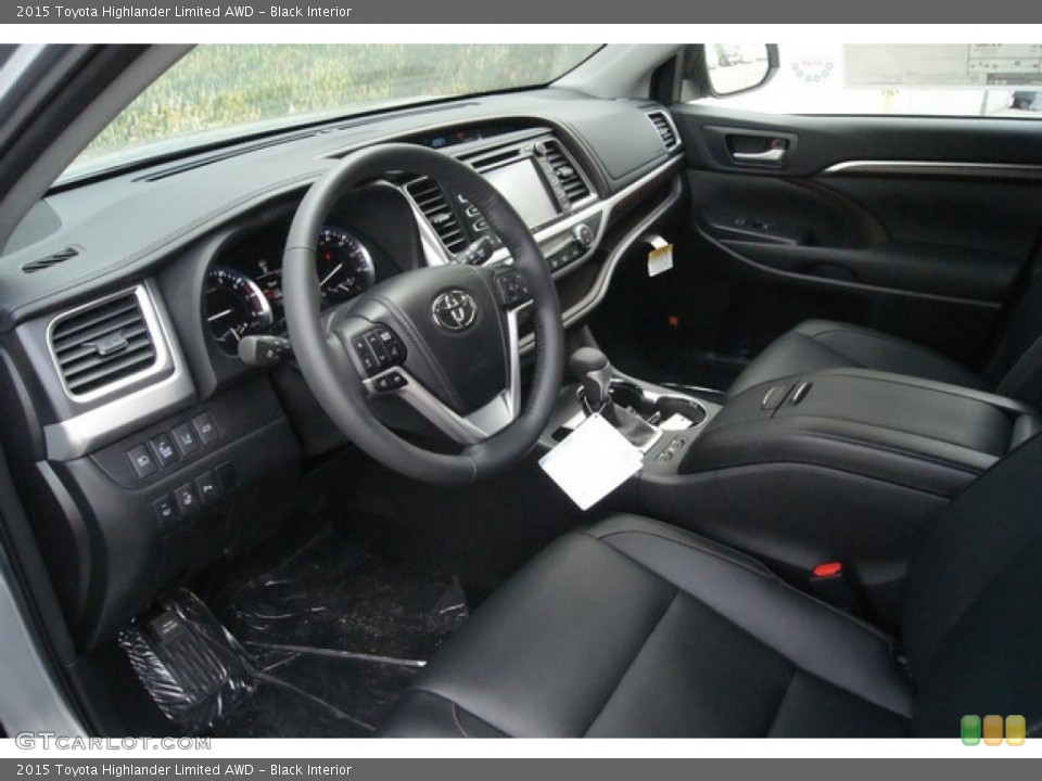 Black Interior Photo for the 2015 Toyota Highlander Limited AWD #96708496