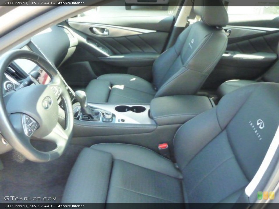 Graphite Interior Photo for the 2014 Infiniti Q 50S 3.7 AWD #96708922