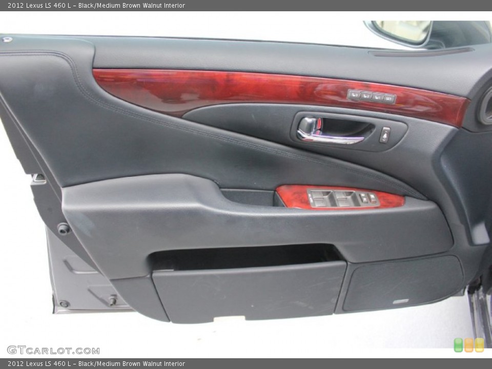 Black/Medium Brown Walnut Interior Door Panel for the 2012 Lexus LS 460 L #96708940