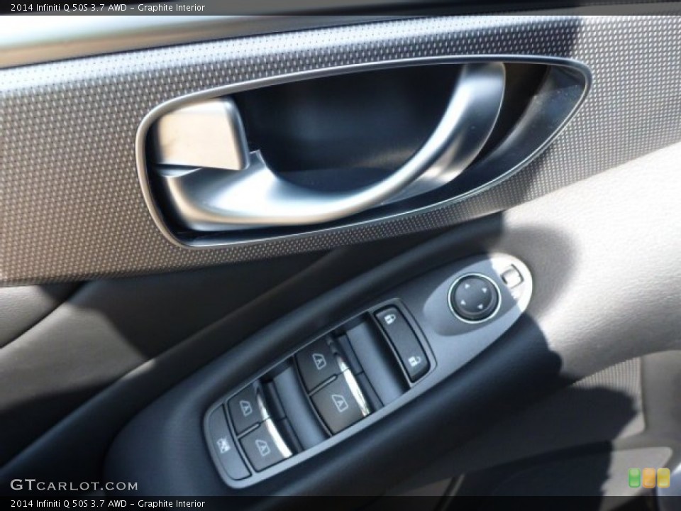Graphite Interior Controls for the 2014 Infiniti Q 50S 3.7 AWD #96709147