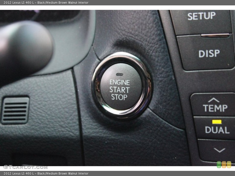 Black/Medium Brown Walnut Interior Controls for the 2012 Lexus LS 460 L #96709192