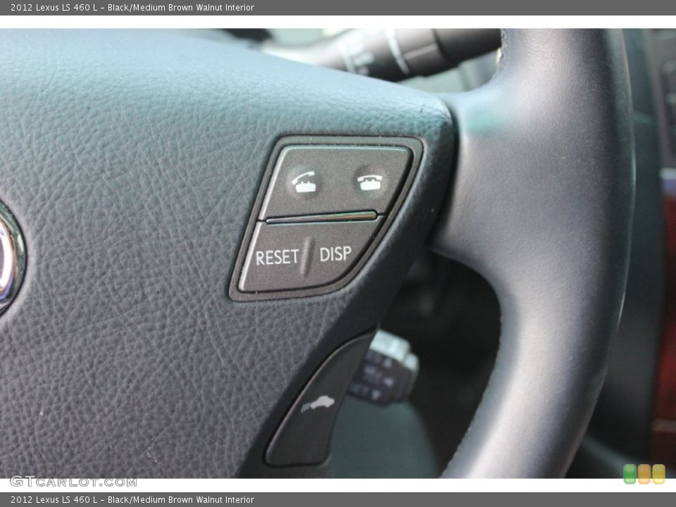 Black/Medium Brown Walnut Interior Controls for the 2012 Lexus LS 460 L #96709237