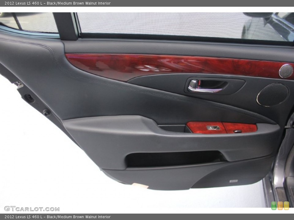 Black/Medium Brown Walnut Interior Door Panel for the 2012 Lexus LS 460 L #96709333