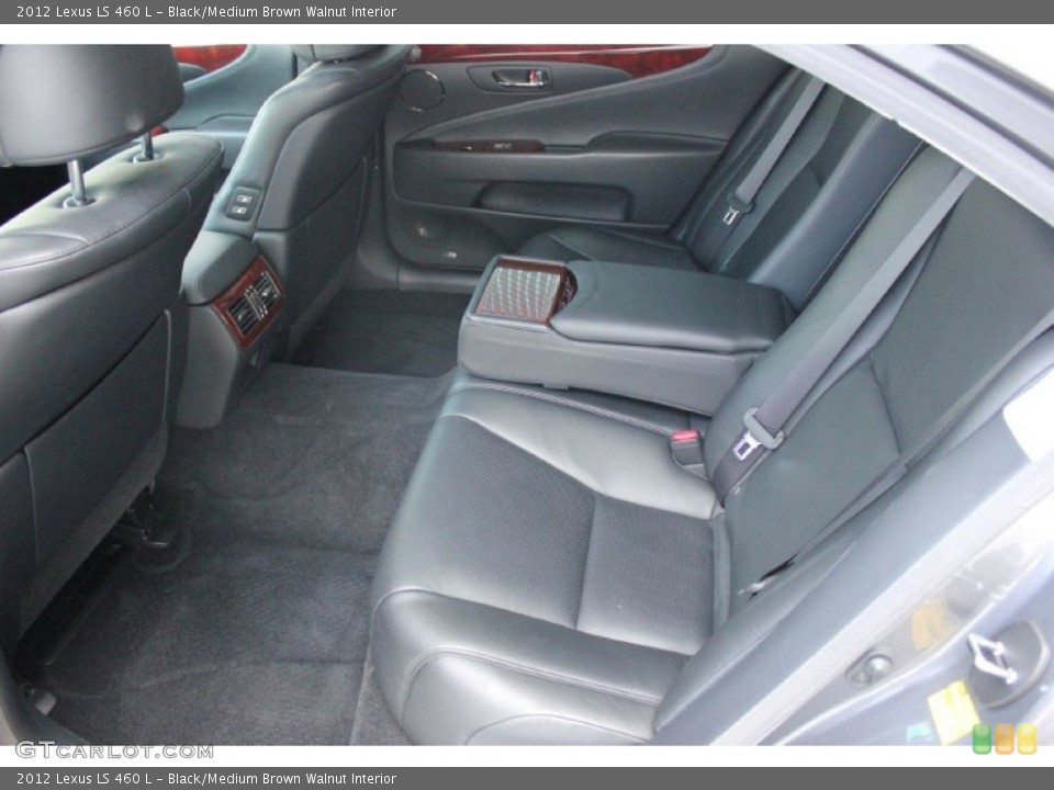Black/Medium Brown Walnut Interior Rear Seat for the 2012 Lexus LS 460 L #96709363