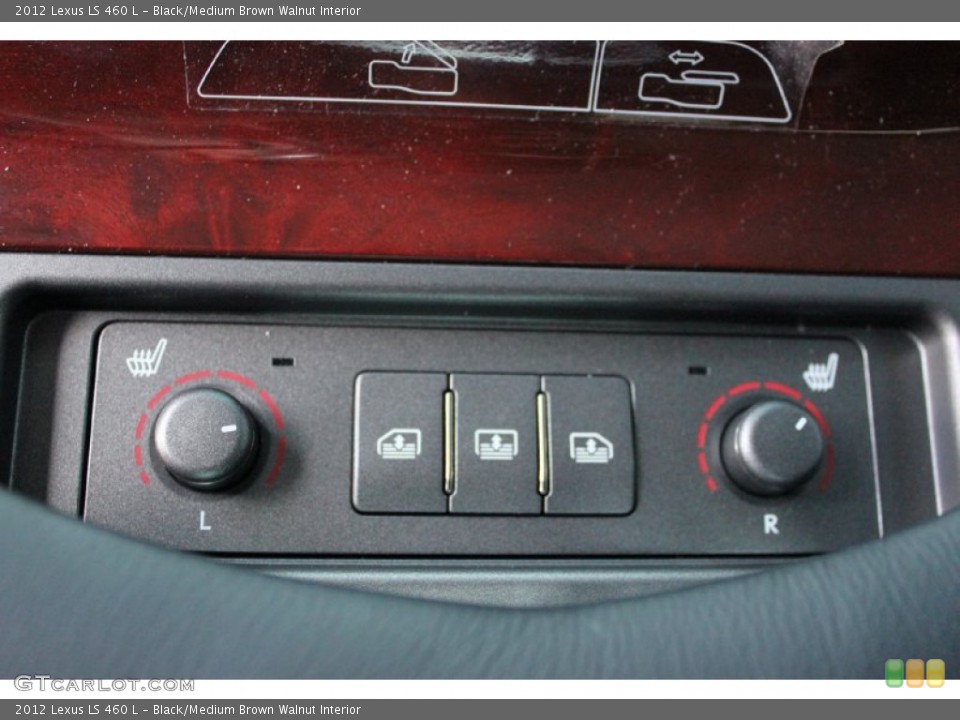 Black/Medium Brown Walnut Interior Controls for the 2012 Lexus LS 460 L #96709378