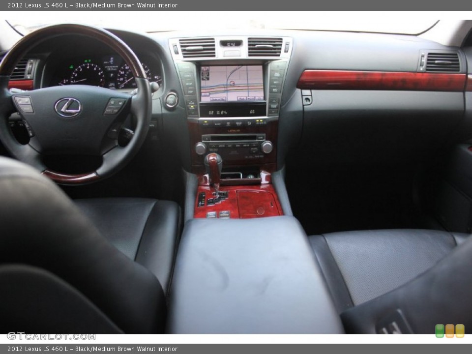 Black/Medium Brown Walnut Interior Dashboard for the 2012 Lexus LS 460 L #96709405