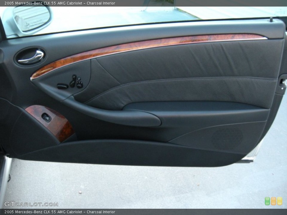 Charcoal Interior Door Panel for the 2005 Mercedes-Benz CLK 55 AMG Cabriolet #96710050