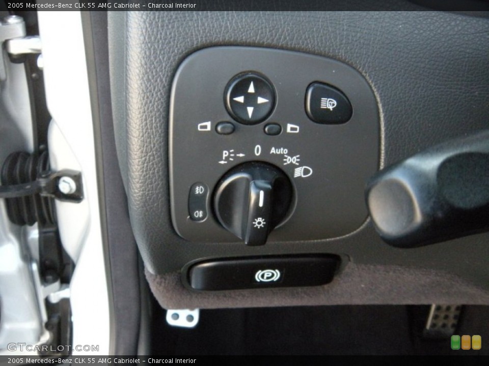 Charcoal Interior Controls for the 2005 Mercedes-Benz CLK 55 AMG Cabriolet #96710359