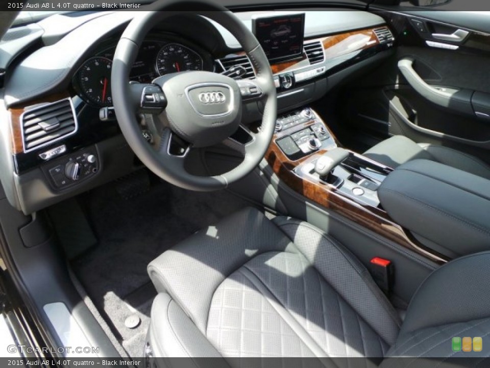 Black Interior Photo for the 2015 Audi A8 L 4.0T quattro #96712378
