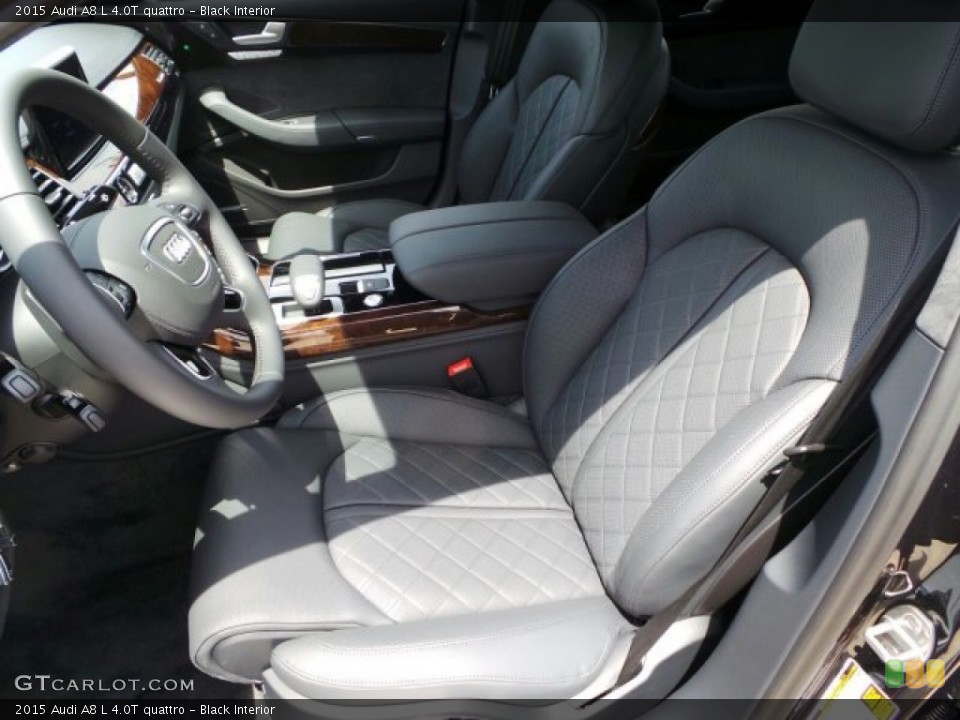 Black Interior Front Seat for the 2015 Audi A8 L 4.0T quattro #96712390