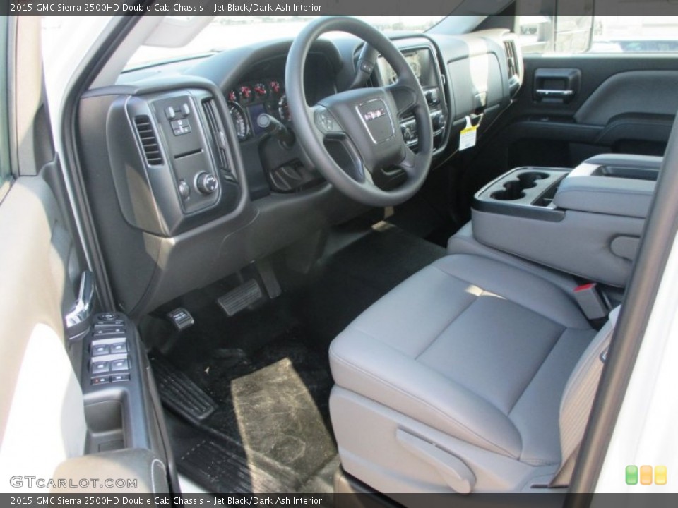 Jet Black/Dark Ash Interior Prime Interior for the 2015 GMC Sierra 2500HD Double Cab Chassis #96713236