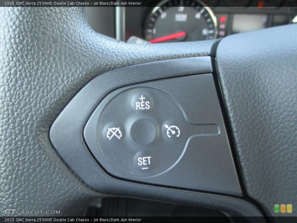 Jet Black/Dark Ash Interior Controls for the 2015 GMC Sierra 2500HD Double Cab Chassis #96713293